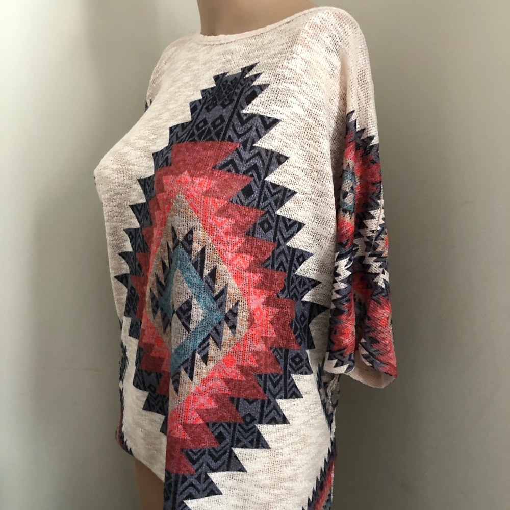 Ginger G tribal print blouse - Picture 2 of 4